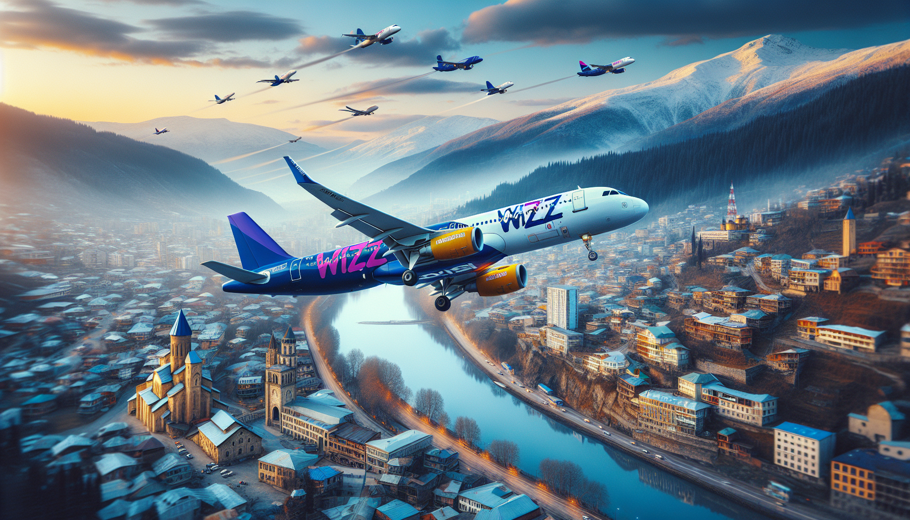Расширение рейсов Wizz Air: откройте для себя растущую связность Кутаиси