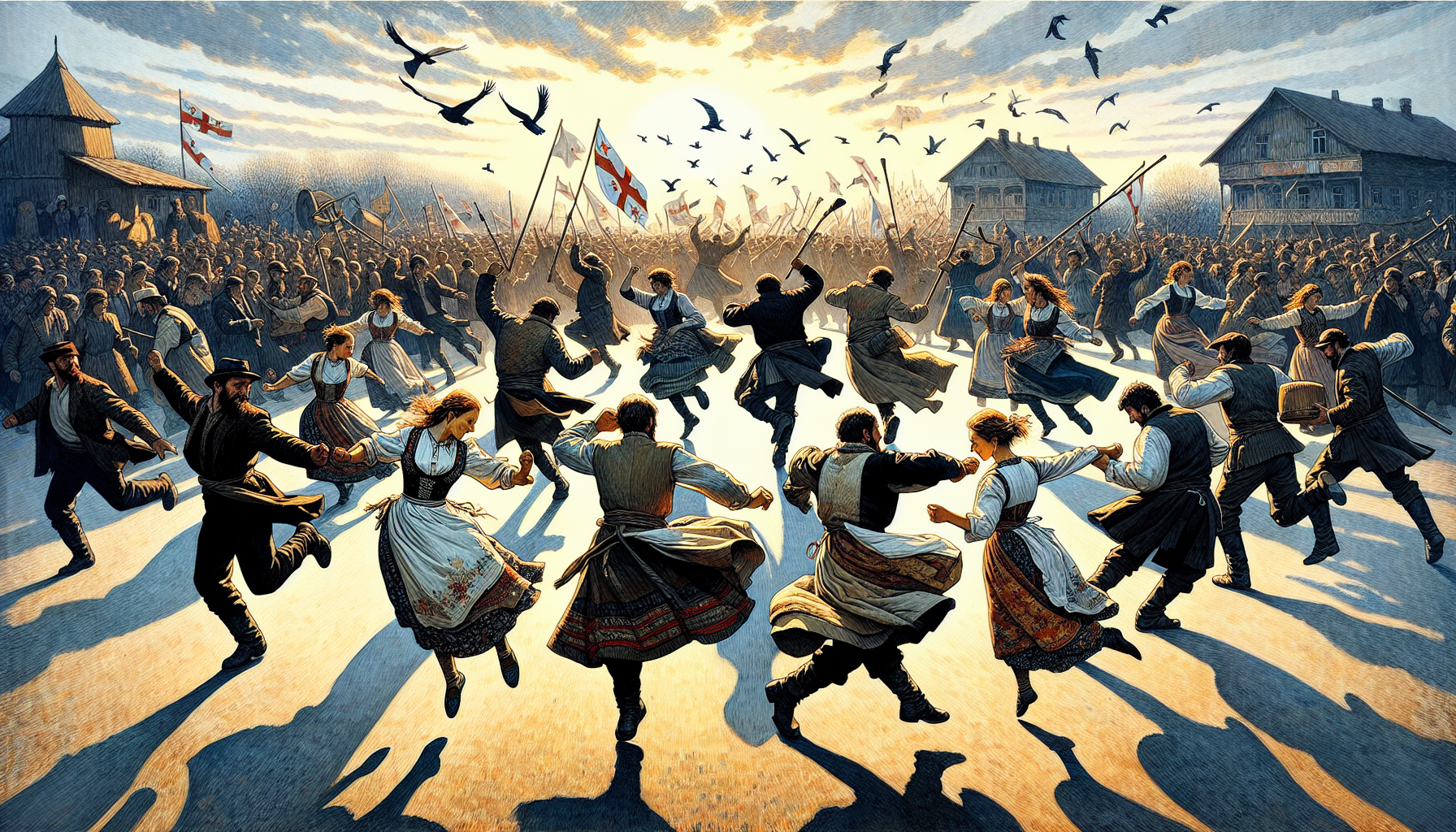 Ритмы весны: открытие традиционных грузинских народных танцев на апрельских фестивалях