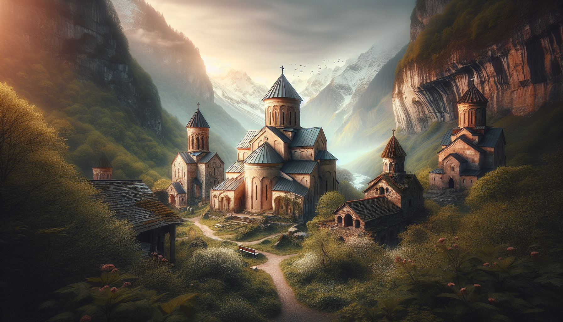 Мистические монастыри Грузии: апрельское паломничество к духовным святыням