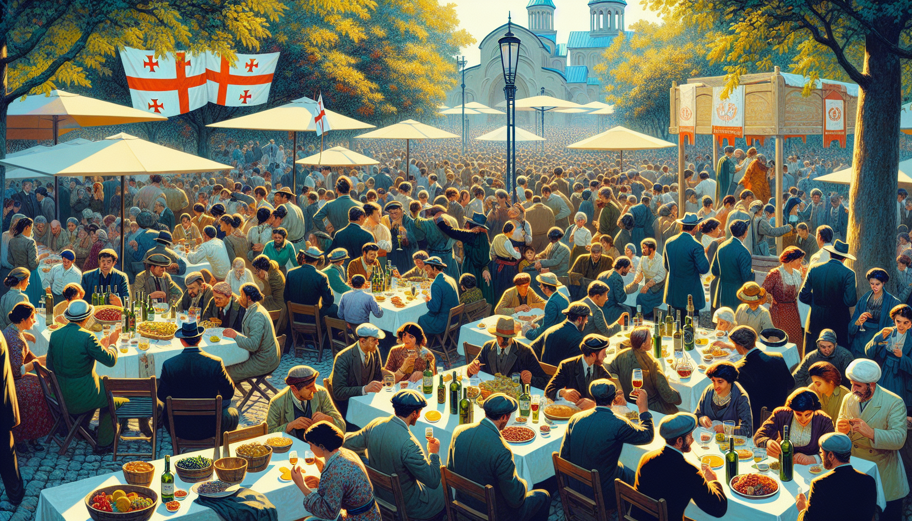 Фестиваль вина и кухни в Тбилиси: Праздник грузинских традиций