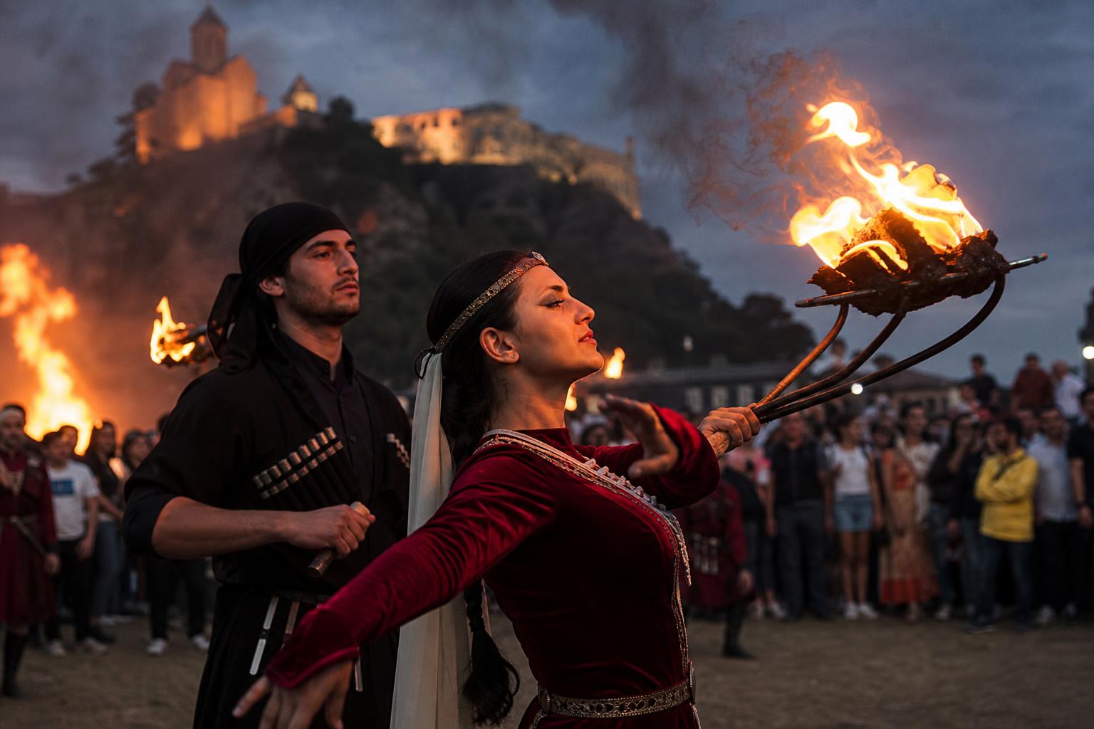 Discovering Georgia's Mystical Fire Festivals: A Summer Celebration of Light and Tradition